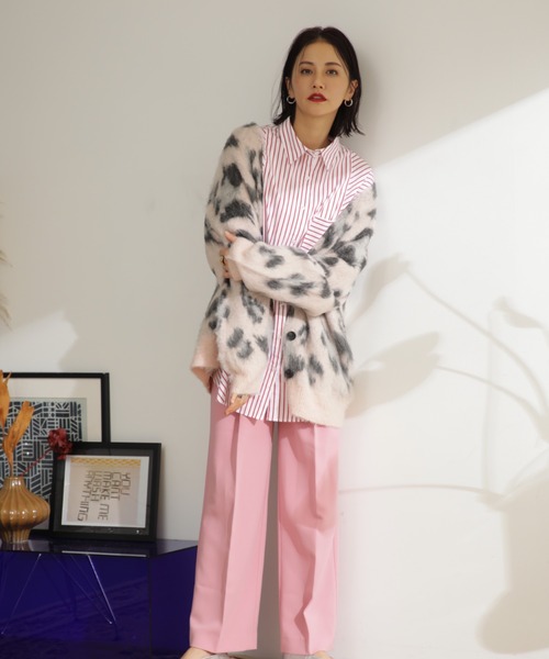 「ROSE BUD」 ニットカーディガン ONE SIZE ブラック レディース_画像5