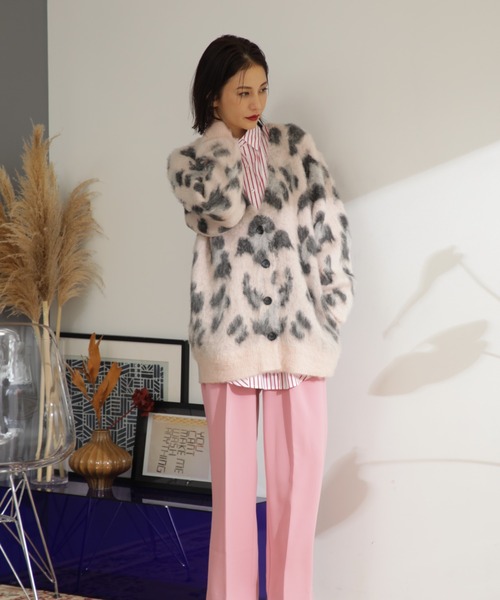 「ROSE BUD」 ニットカーディガン ONE SIZE ブラック レディース_画像7