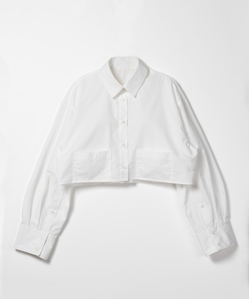 「me+em select」 長袖シャツ FREE チャコール レディース_画像6