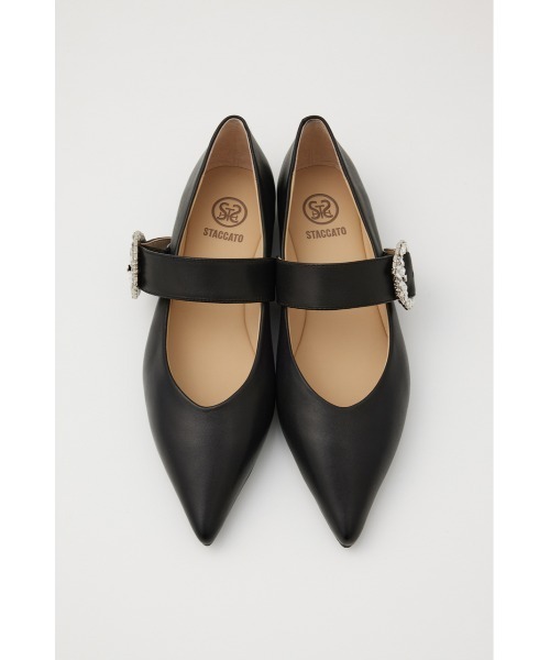「STACCATO」 フラットパンプス 23cm シルバー レディース_画像5
