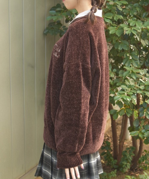 axes femme（アクシーズ ファム） チュニック モールヤーンニット