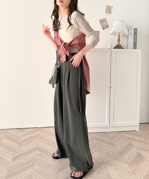 「classicalelf」 イージーパンツ X-LARGE ブラック レディース_画像9