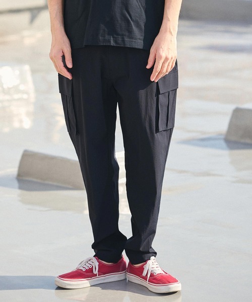 「CAMBIO」 カーゴパンツ S オリーブ メンズ_画像9