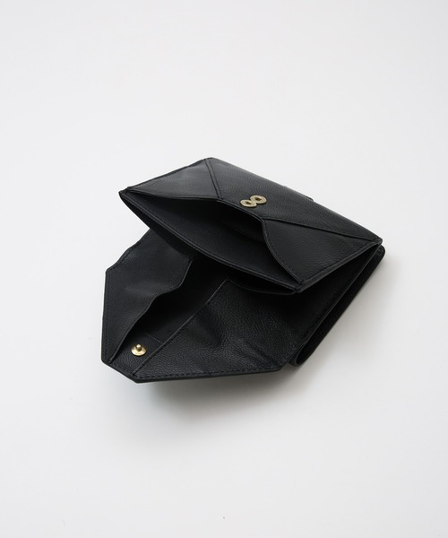 サン　ヒデアキミハラ 二つ折り財布 ブラック SAN HIDEAKI MIHARA（サンヒデアキミハラ） 財布 「SAN HIDEAKI MIHARA
