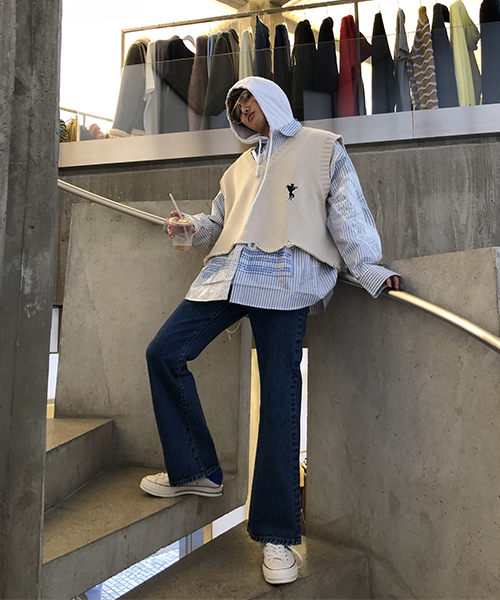 「MASONPRINCE」 デニムパンツ S ライトブルー メンズ_画像7