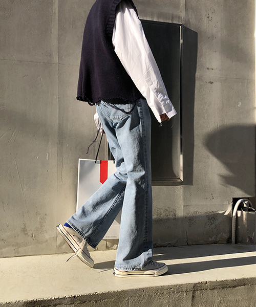 「MASONPRINCE」 デニムパンツ S ライトブルー メンズ_画像9