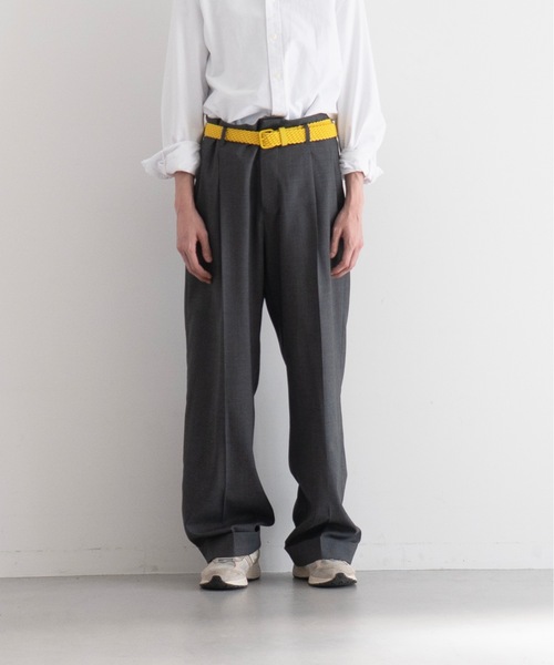KAIKO（カイコー） スラックス KAIKO Wool wide slacks メンズ