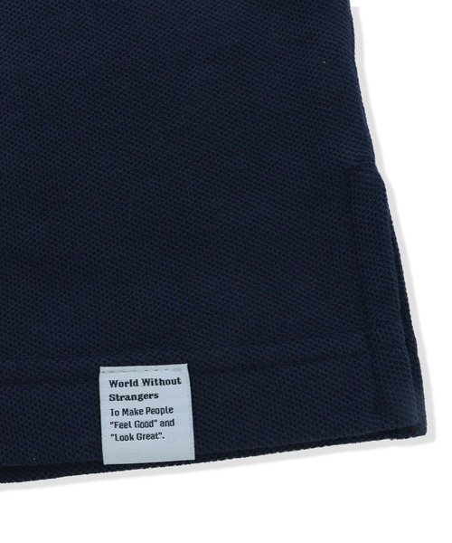 「GIORDANO」 長袖ポロシャツ MEDIUM ブラック メンズ_画像3