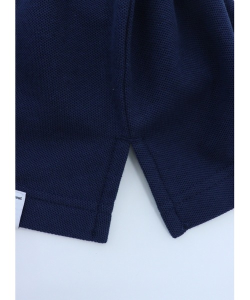 「GIORDANO」 長袖ポロシャツ MEDIUM ブラック メンズ_画像4