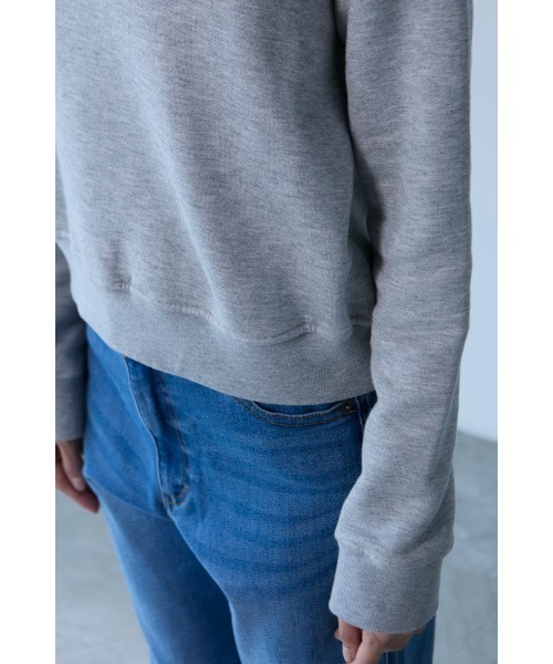 「M.deux」 スウェットカットソー MEDIUM ブラック レディース_画像8