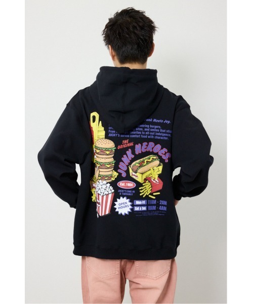 レペゼン地球×Radyコラボパーカー レペゼン地球 LuxuryLove×Rady フードロゴパーカー XL