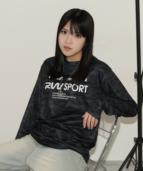 FUNALIVE（ファンアライブ） tシャツ ドライメッシュ 迷彩 長袖 T