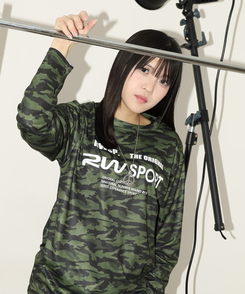 FUNALIVE（ファンアライブ） tシャツ ドライメッシュ 迷彩 長袖 T