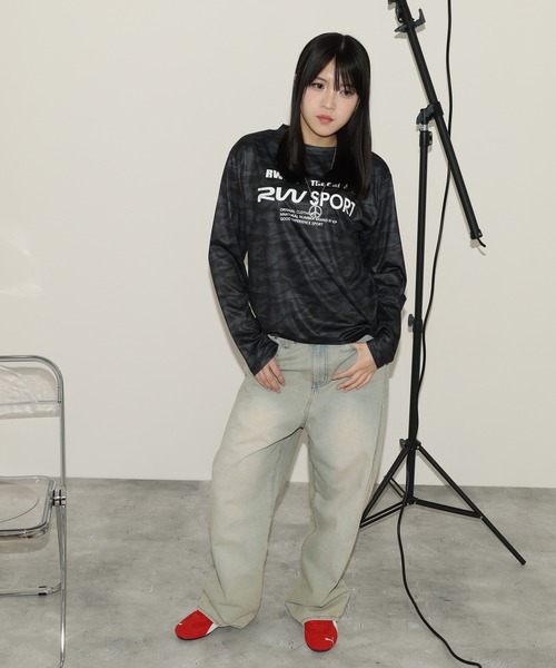 FUNALIVE（ファンアライブ） tシャツ ドライメッシュ 迷彩 長袖 T
