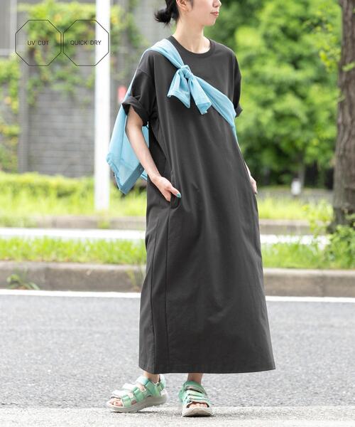 ワンピース eucaly EKAL（エカル） uvカット ワンピース DRY OUT ONE-PIECE : ZOZOTOWN