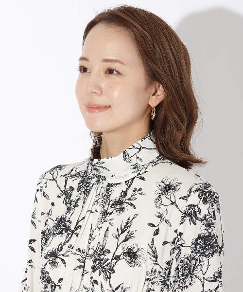 「AND COUTURE」 長袖ワンピース MEDIUM ブラック レディースの画像