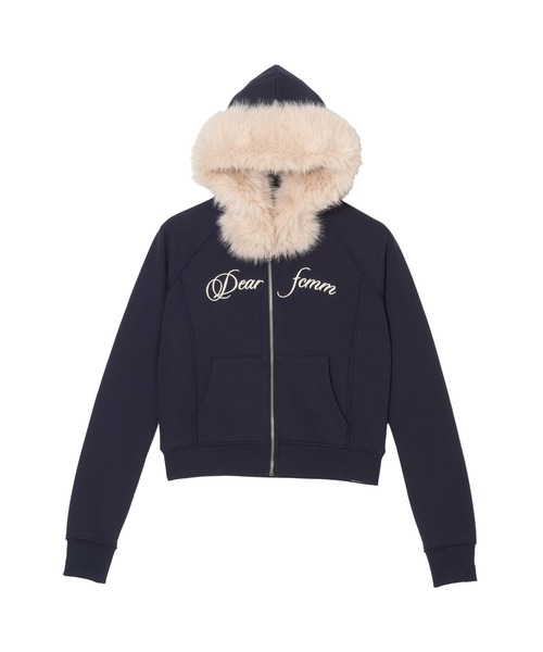 「FCMM」 ジップアップパーカー MEDIUM ベージュ レディース_画像4