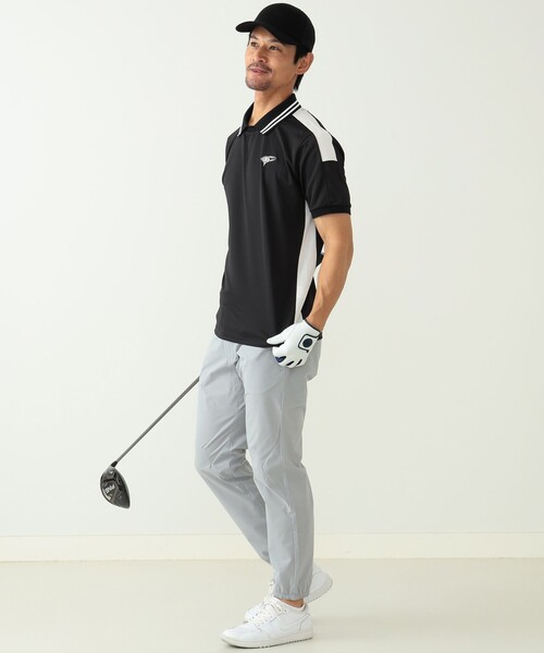 「BEAMS GOLF」 パンツ SMALL ネイビー メンズの画像