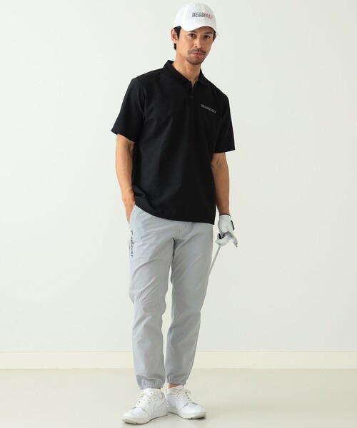 「BEAMS GOLF」 パンツ SMALL ネイビー メンズの画像