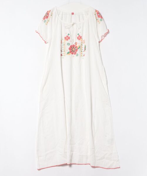 チャイハネ（CAYHANE） ワンピース 「チャイハネ」花刺繍クロス
