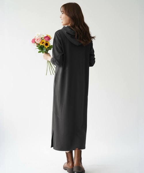 「Cinderella」 長袖ワンピース MEDIUM ダークグリーン レディース_画像6