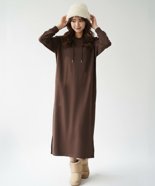 「Cinderella」 長袖ワンピース MEDIUM ダークグリーン レディース_画像8