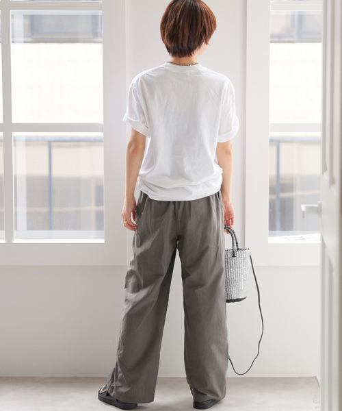 「JOURNAL STANDARD relume」 イージーパンツ 38 アイボリー レディースの画像