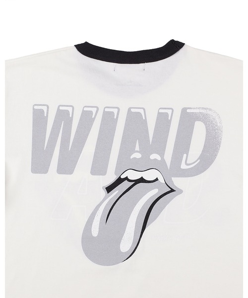 WIND AND SEA（ウィンダンシー） tシャツ THE ROLLING STONES x WDS