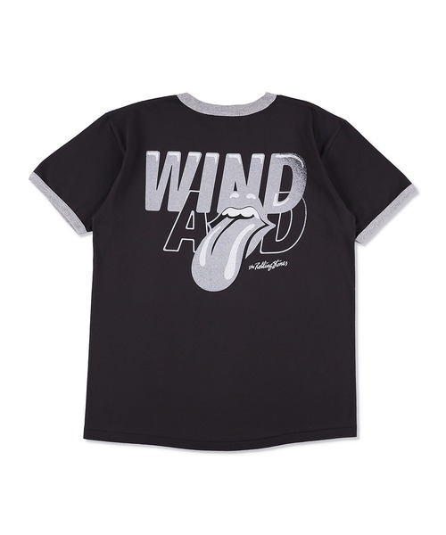 WIND AND SEA Sサイズ TシャツThe Rolling Stones WIND AND SEA（ウィンダンシー） tシャツ THE ROLLING STONES x WDS