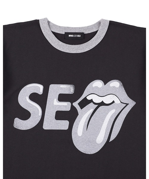 WIND AND SEA × Rolling Stones 黒 L 新品 WIND AND SEA（ウィンダンシー） tシャツ THE ROLLING STONES x WDS