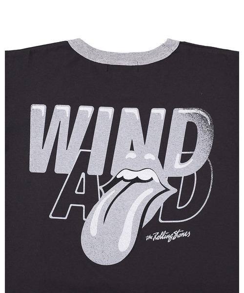 WIND AND SEA（ウィンダンシー） tシャツ THE ROLLING STONES x WDS
