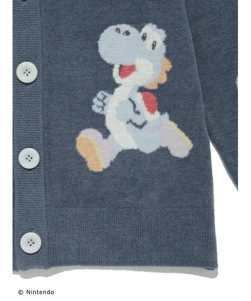 「gelato pique」 ニットカーディガン「supermarioコラボ」 M-L ブルー レディース_画像9