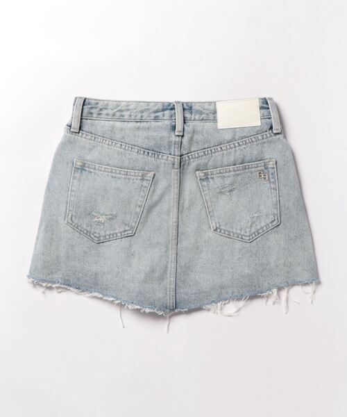 「GYDA」 デニムショートパンツ SMALL ブルー レディース_画像2