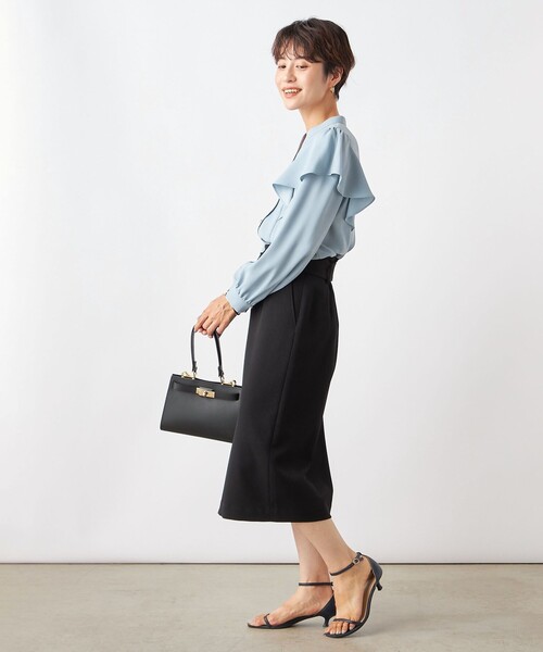 「NOLLEY'S Sophi」 長袖ブラウス 36 オフホワイト レディース_画像3