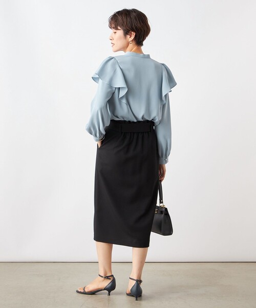「NOLLEY'S Sophi」 長袖ブラウス 36 オフホワイト レディース_画像4