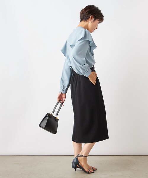 「NOLLEY'S Sophi」 長袖ブラウス 36 オフホワイト レディース_画像5