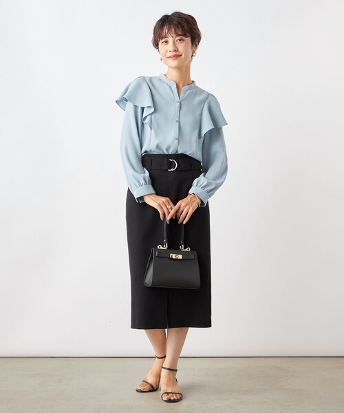 「NOLLEY'S Sophi」 長袖ブラウス 36 オフホワイト レディース_画像7