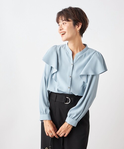 「NOLLEY'S Sophi」 長袖ブラウス 36 オフホワイト レディース_画像8