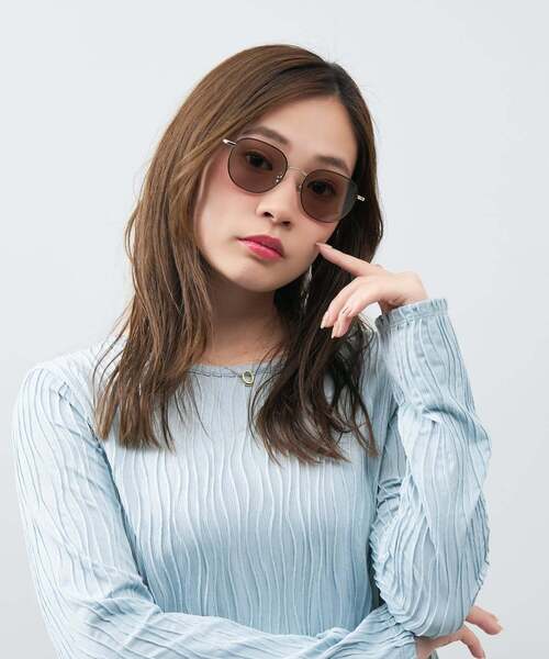 Zoff×WIND AND SEA ウェリントン型サングラス Zoff（ゾフ） サングラス uvカット ウェリントン型 サングラス｜メタル