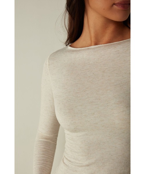 「Intimissimi」 長袖カットソー M ブラック レディース_画像8