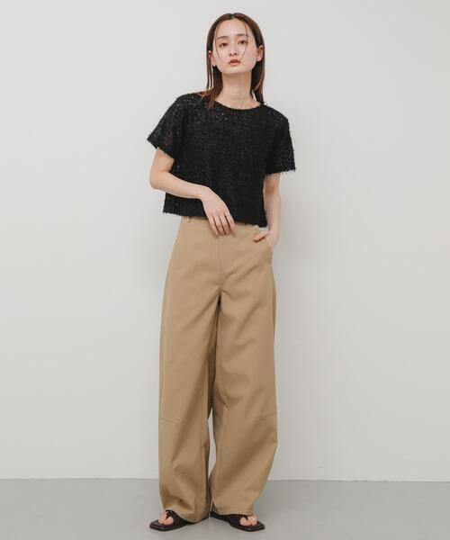 SENSE OF PLACE by URBAN RESEARCH tシャツ 半袖 レースフェザーカット