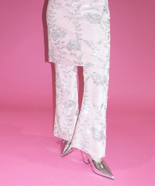 「musubore」 パンツ 1 シルバー レディース_画像4