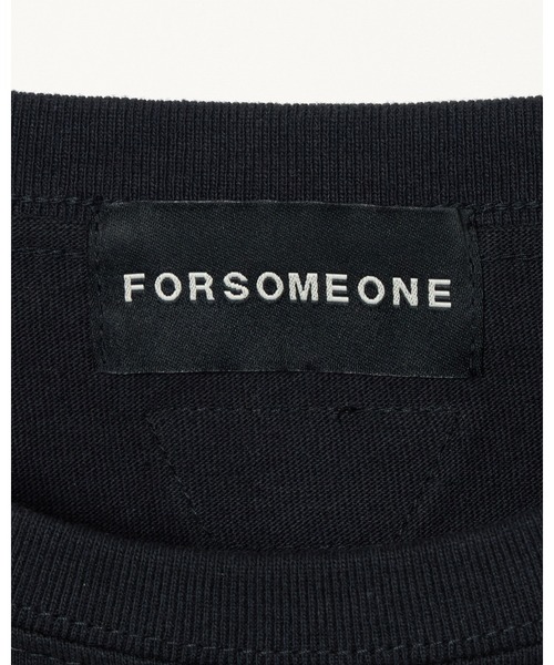 FORSOMEONE（フォーサムワン） tシャツ FORSOMEONE SOLID TEE メンズ