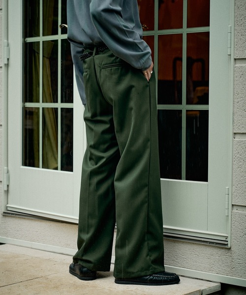Casper John（キャスパージョン） スラックス Wool straight slacks