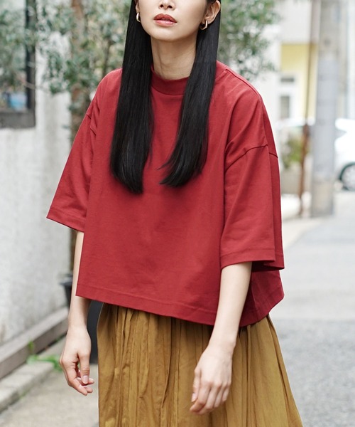 zootie（ズーティー） tシャツ 半袖 汗しみない クロップドTシャツ