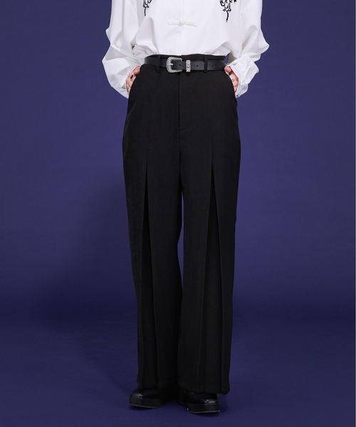 「Ellno Loset」 パンツ MEDIUM ブラック メンズ_画像2