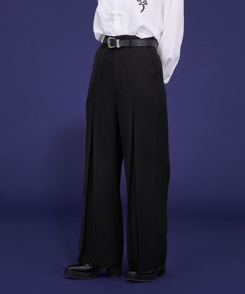 「Ellno Loset」 パンツ MEDIUM ブラック メンズ_画像3