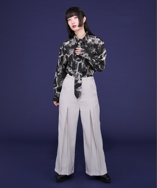 「Ellno Loset」 パンツ MEDIUM ブラック メンズ_画像8