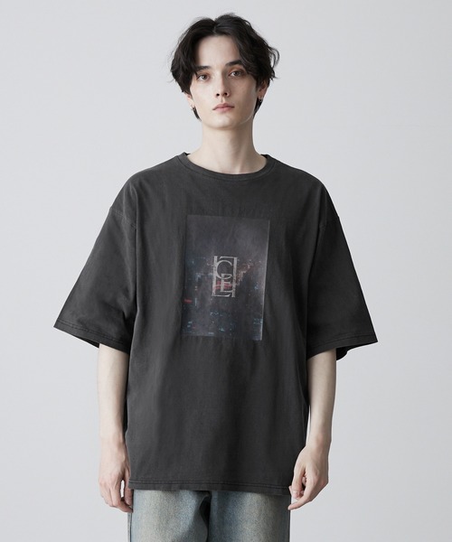 「CLEL」 半袖Tシャツ X-SMALL グレー メンズ_画像4