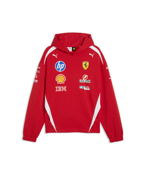 Puma フェラーリ レッド パーカー S PUMA（プーマ） パーカー メンズ フェラーリ レプリカ ドライバーズ